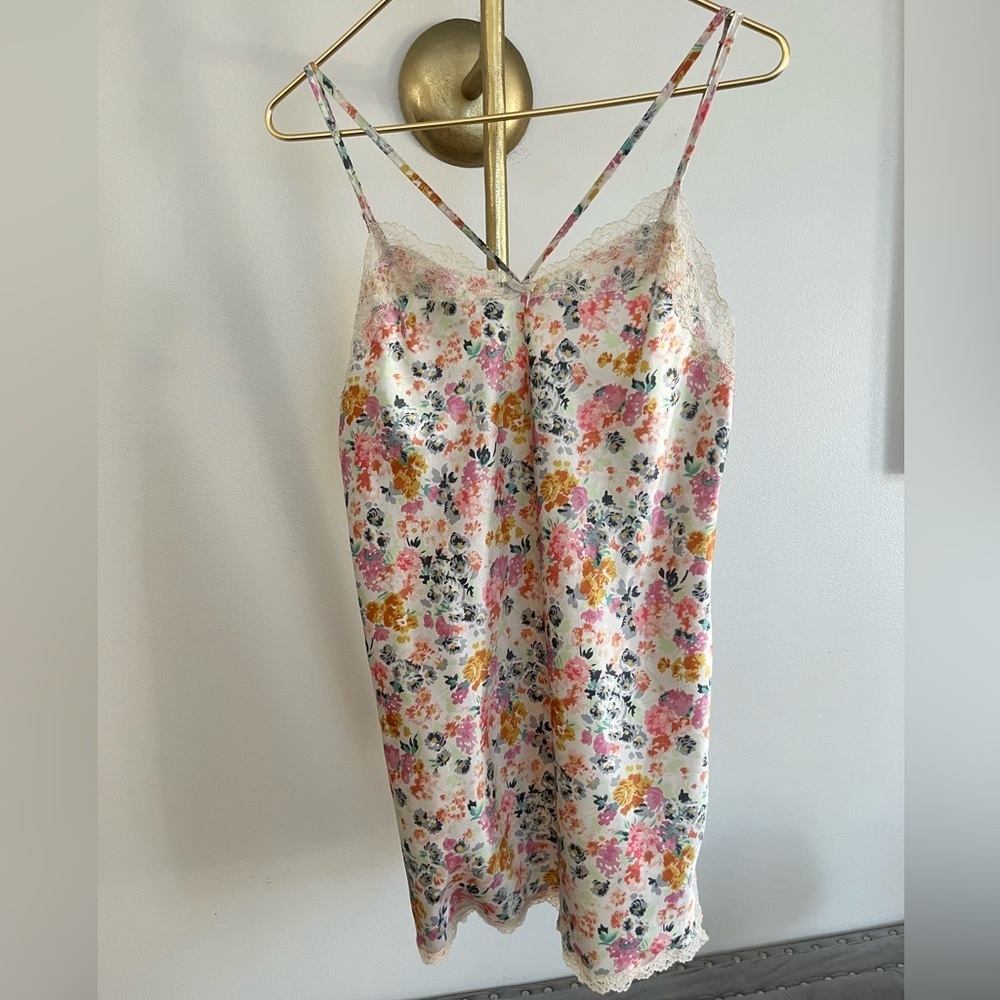 Victoria's Secret Floral Lingerie dress Retro Feminine Small Cottagecore